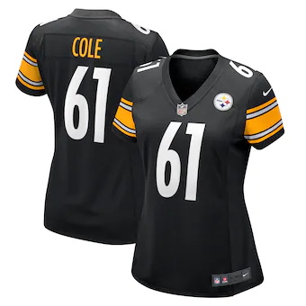 womens nike mason cole black pittsburgh steelers game playe